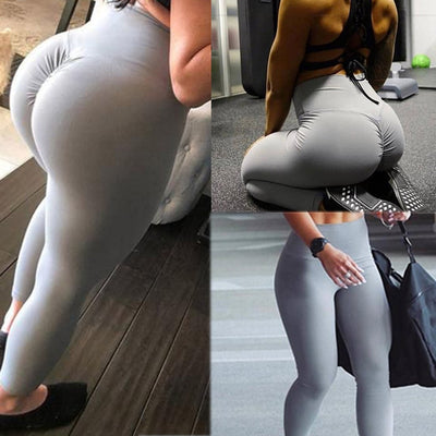 Womens High Waist Scrunch Butt Gym Leggings