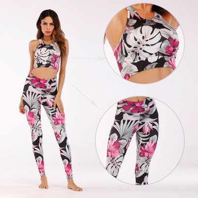 Women's Yoga Floral Gym Wear