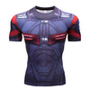 MMA Captain America Gym Sport t shirt Men T-Shirt Printed Anime Superman tshirt Tops Male Fitness Crossfit Compression Shirts