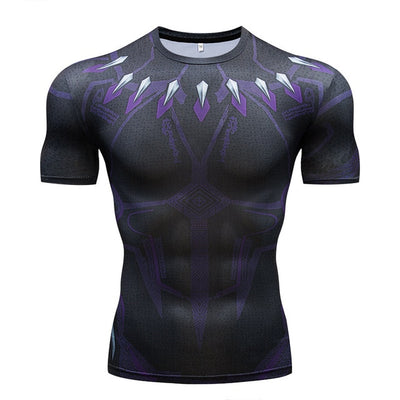 MMA Captain America Gym Sport t shirt Men T-Shirt Printed Anime Superman tshirt Tops Male Fitness Crossfit Compression Shirts