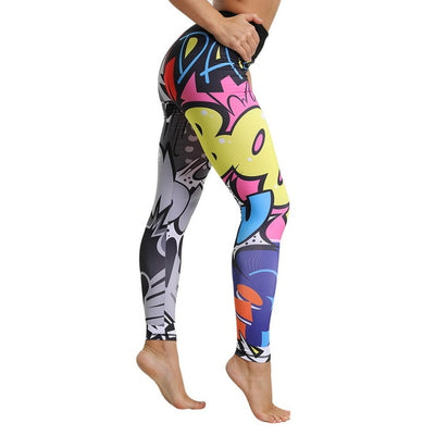 Sexy Funny Print Yoga Pants