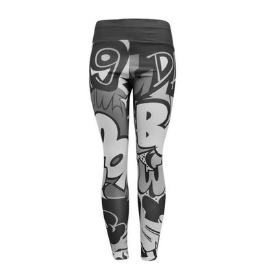 Sexy Funny Print Yoga Pants