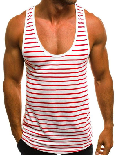 Men's Stripe Sports Vest