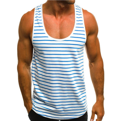 Men's Stripe Sports Vest