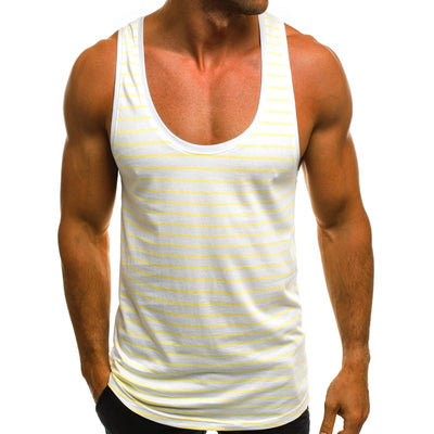 Men's Stripe Sports Vest