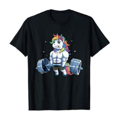 Men's Unicorn Weightlifting T-Shirt