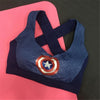 3D Superhero Women Sports Bra