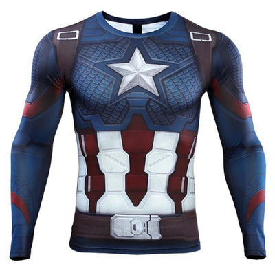 Captain America Compression Shirt