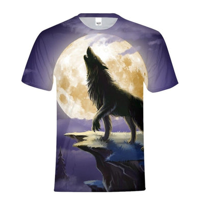 Wolf Print T-Shirt