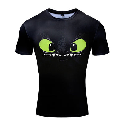 Men's How to Train Your Dragon Compression T-shirts