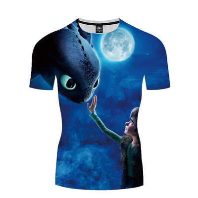 Men's How to Train Your Dragon Compression T-shirts