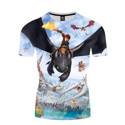 Men's How to Train Your Dragon Compression T-shirts