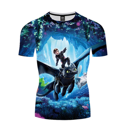 Men's How to Train Your Dragon Compression T-shirts